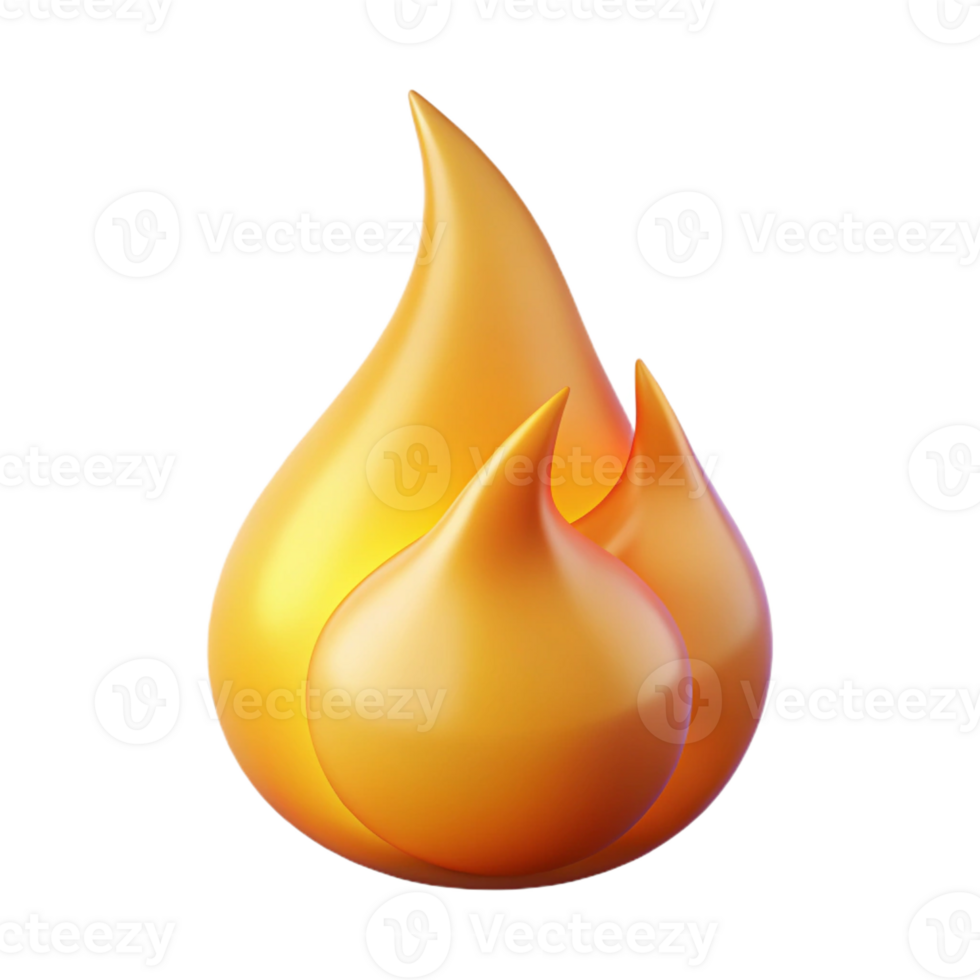 vibrant remarkable A flame, flickering, abstract illustration with Transparent Background png