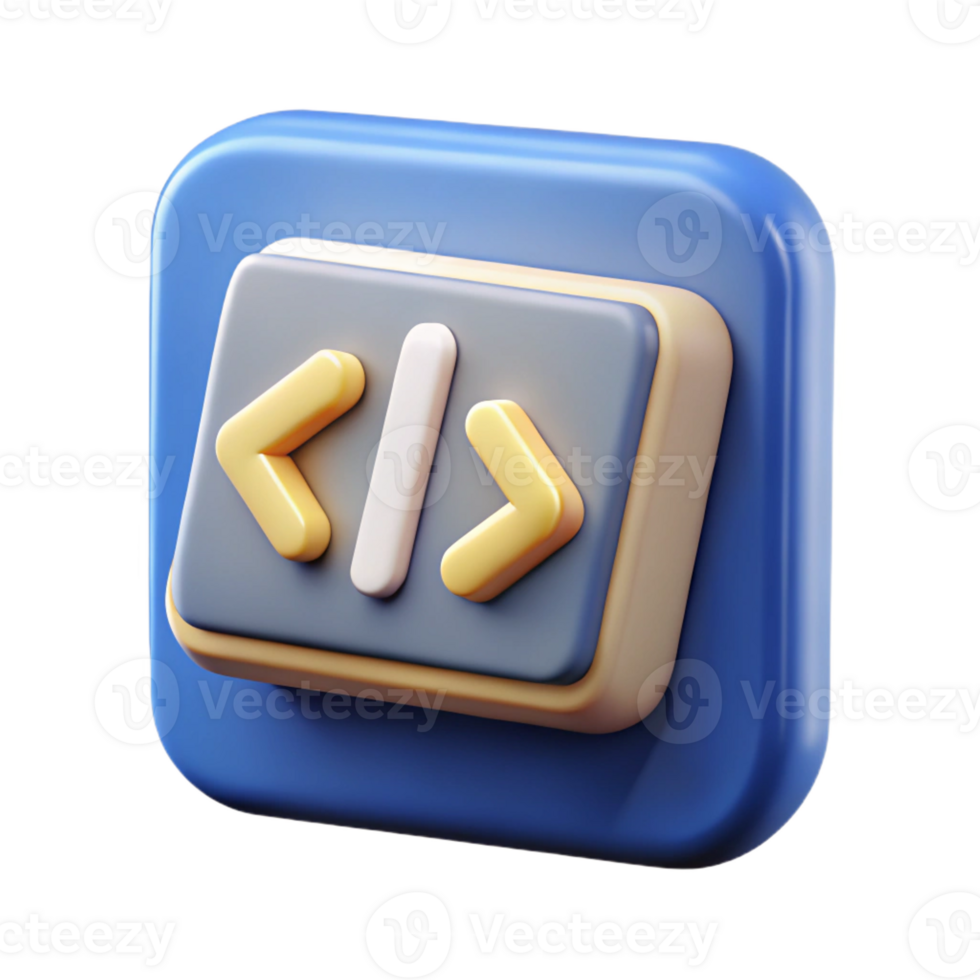 stunning notable Software development code icon with Transparent Background png