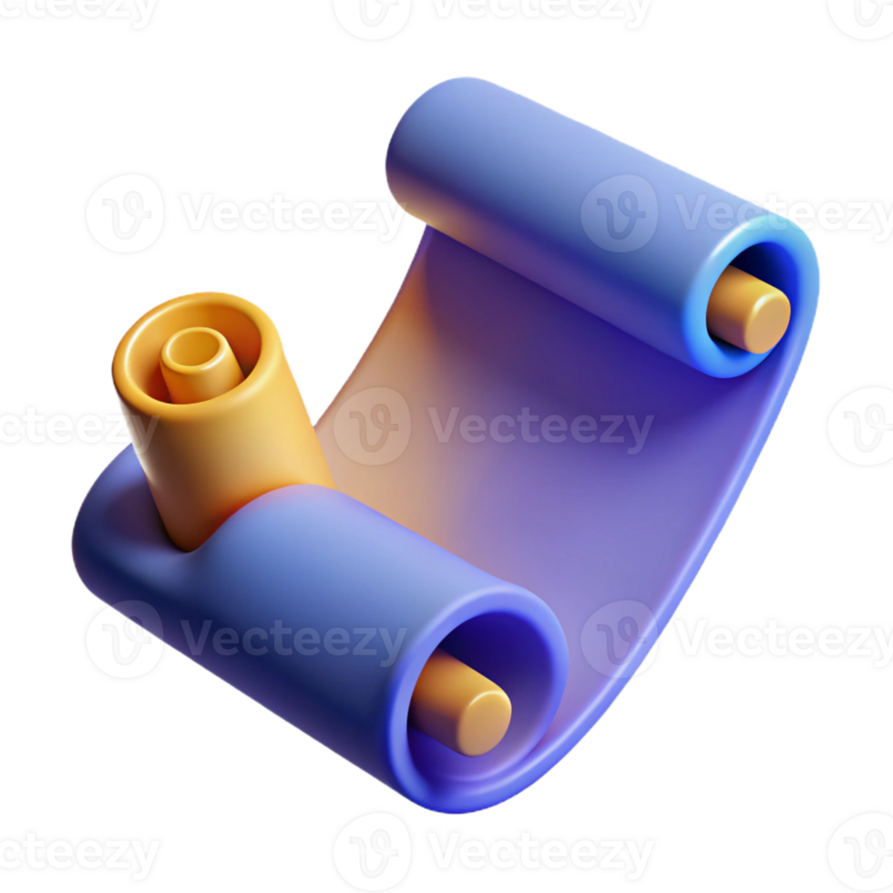 mesmerizing melancholic nordic A scroll, unfurled, abstract illustration with Transparent Background gallery standard png