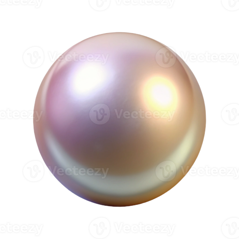 mysterious picturesque A single pearl, perfectly round and lustrous with Transparent Background museum quality png