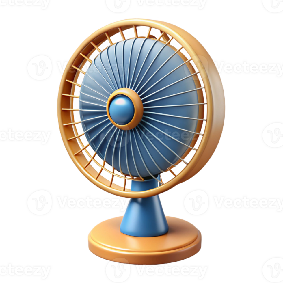 signature industrial Photorealistic, ultra-detailed, isolated cutout of a vintage handheld fan with Transparent Background studio quality png