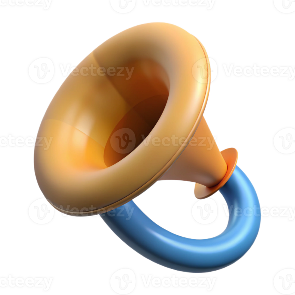 passionate radiant Hyper-specific professional render of a single Chimera horn, spiraled and sharp, isolated cutout with Transparent Background masterfully captured png