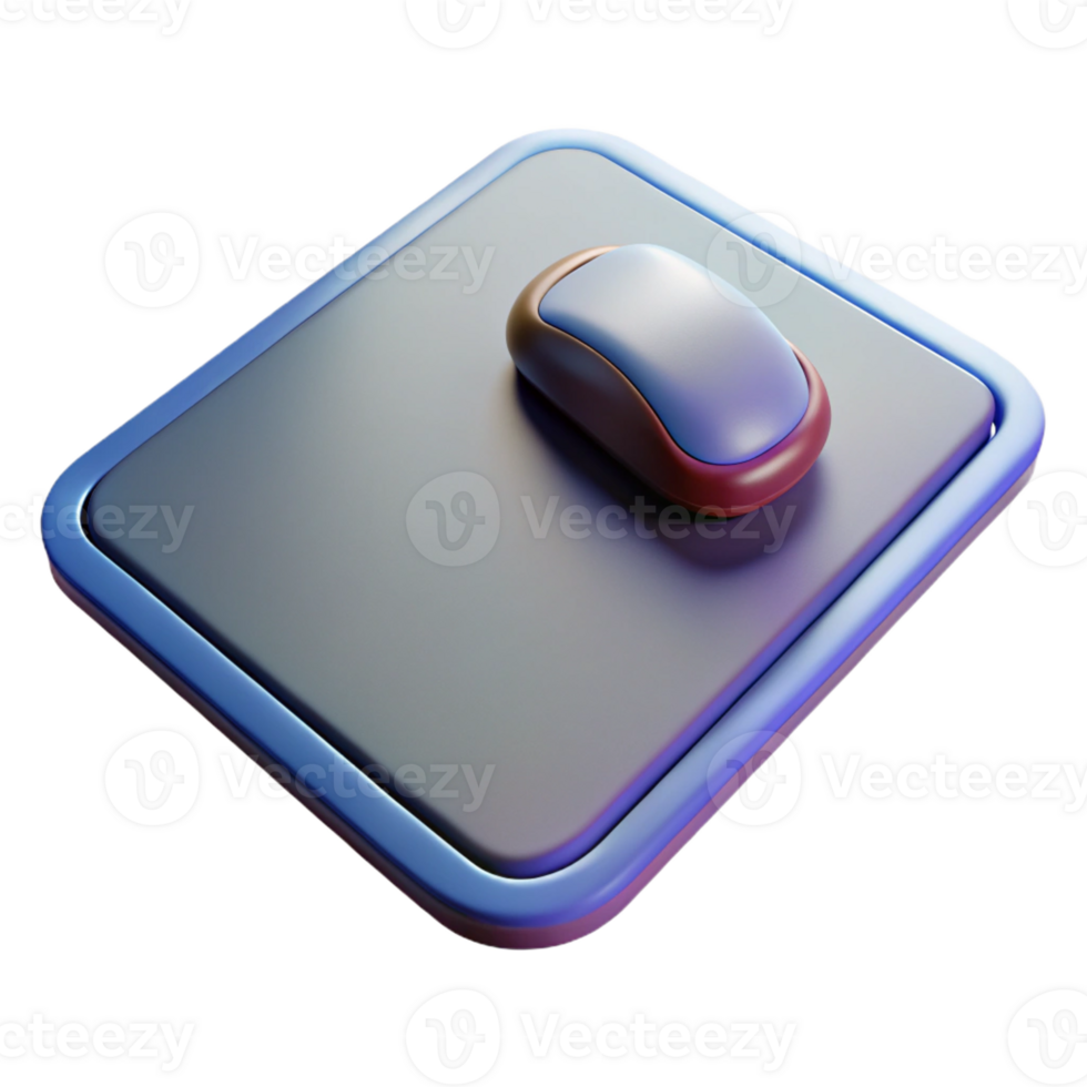 spectacular remarkable Gaming mouse pad with anti-slip surface with Transparent Background png