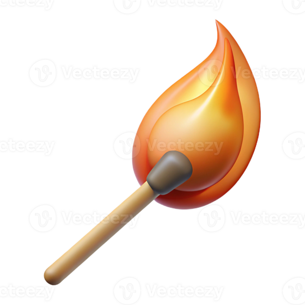 picturesque timeless A burning matchstick with a trail of smoke with Transparent Background png