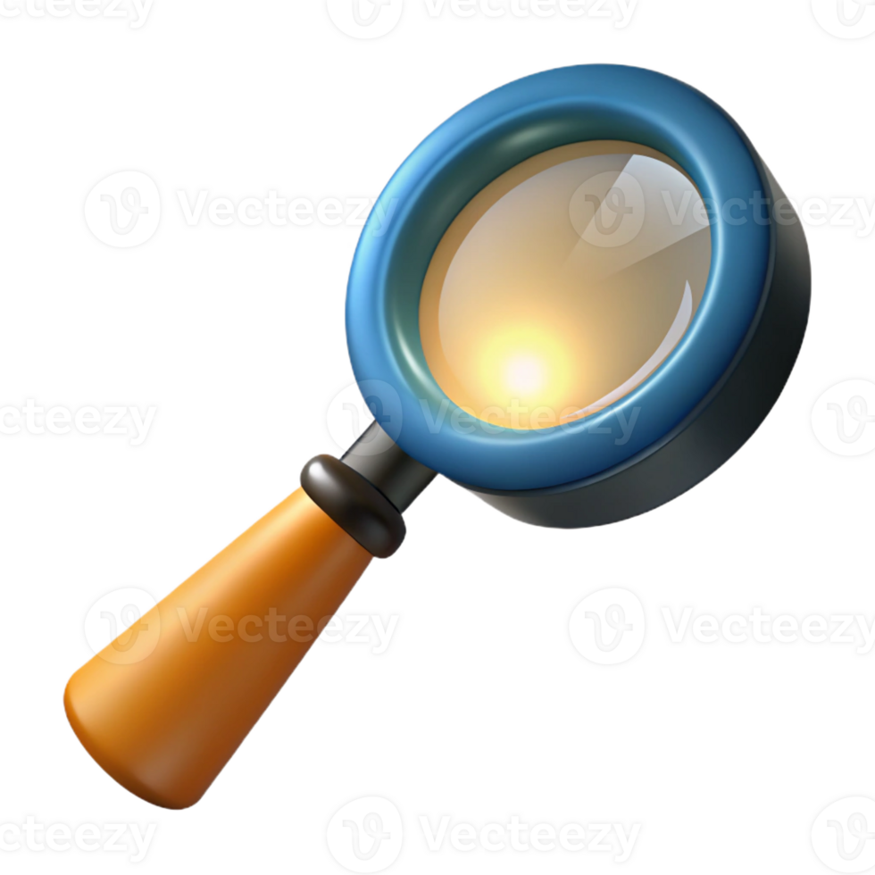 unforgettable vintage A vintage magnifying glass focusing a beam of light with Transparent Background elite png