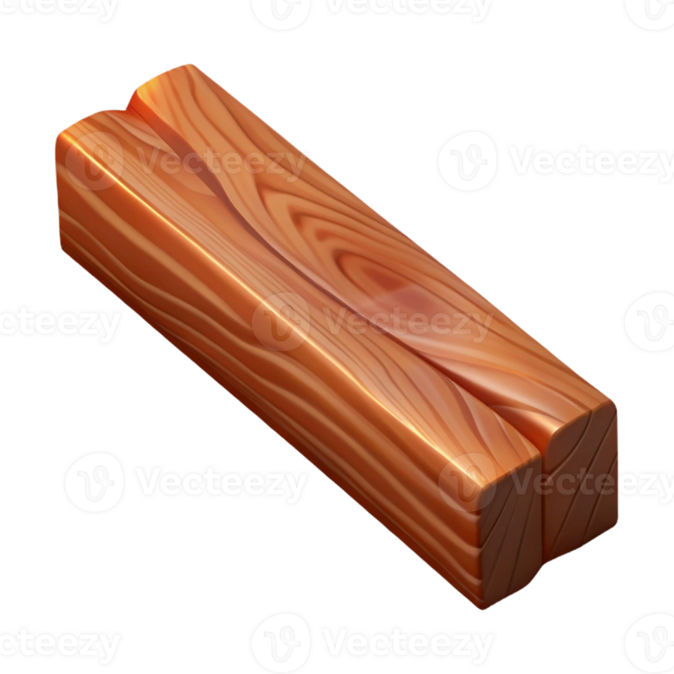 vibrant coveted Hyper-specific professional render of a single, intricately carved wooden beam Isolated cutout with Transparent Background png