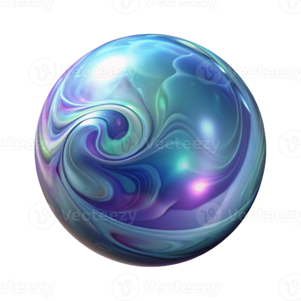 stunning signature Hyper-specific, professional render, isolated cutout, photorealistic single, soap bubble with swirling interference patterns with Transparent Background png