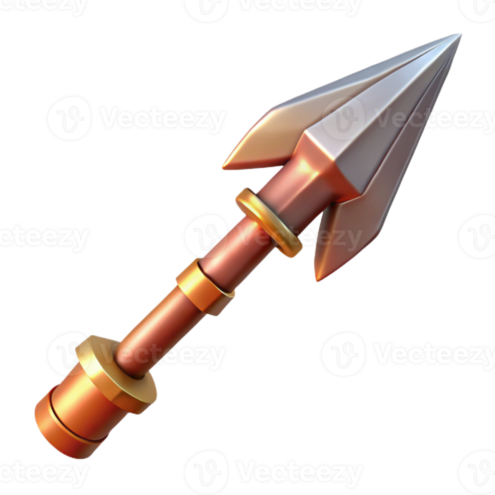 vibrant signature Odin's spear, Gungnir with Transparent Background png