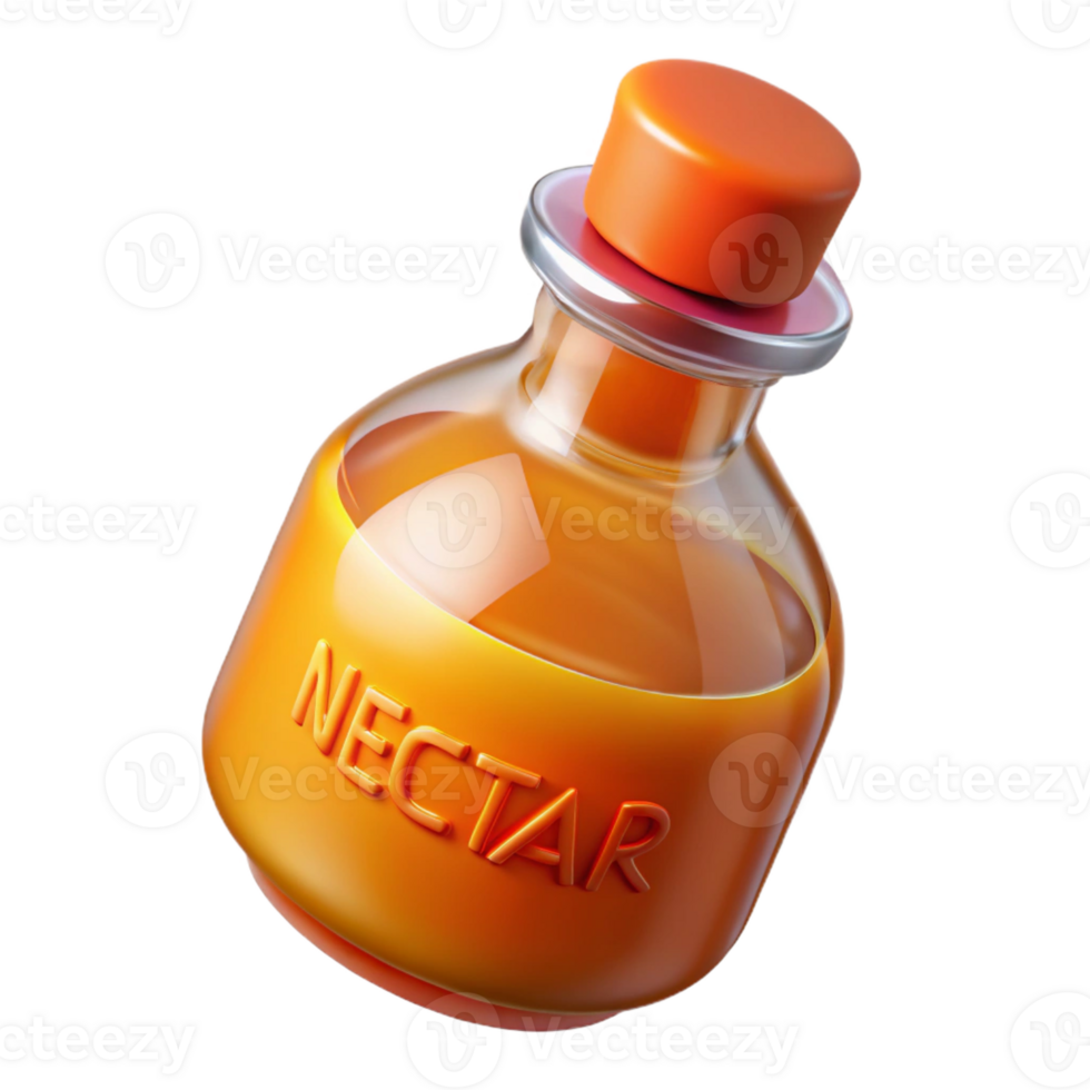 radiant nostalgic tropical Nectar, drink of the gods with Transparent Background elite png