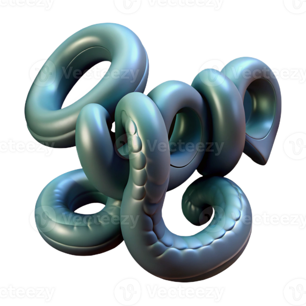 sought-after retro Typhon, monstrous serpentine giant with Transparent Background flawless png