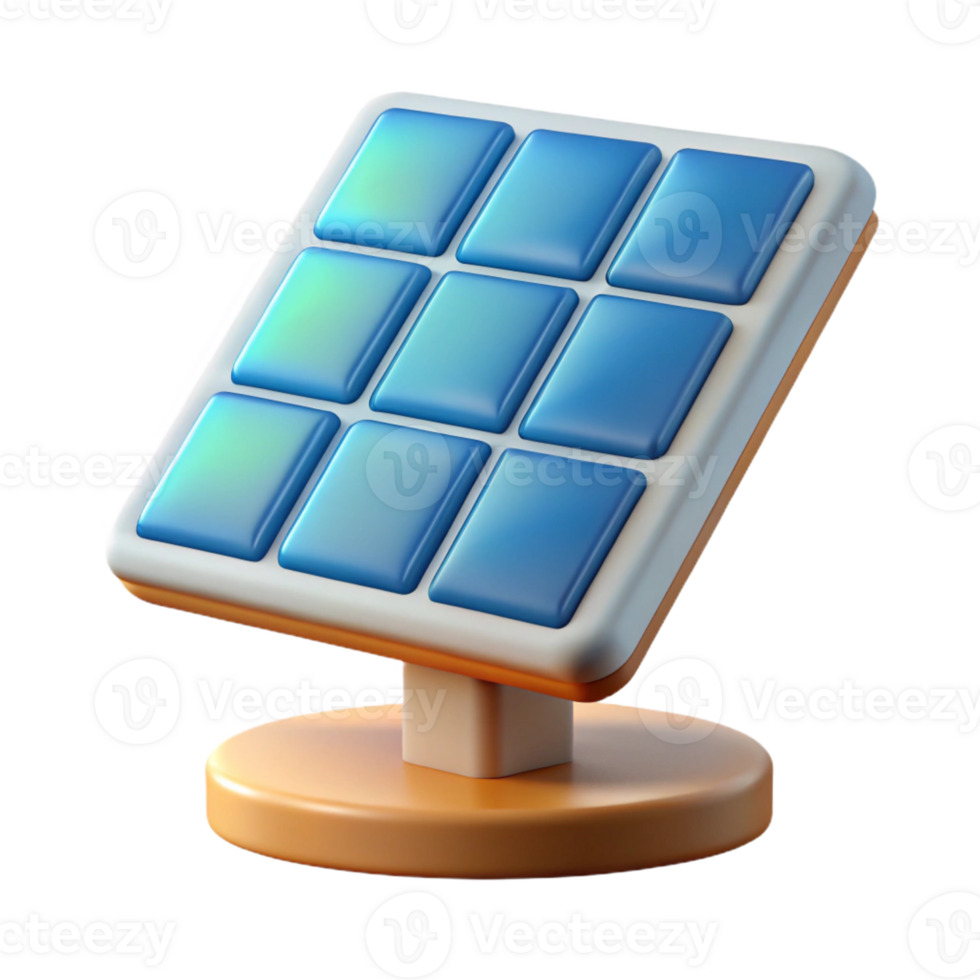 spectacular calm avant-garde Concept art style, isolated cutout of a kinetic facade panel that generates solar energy with Transparent Background elite png