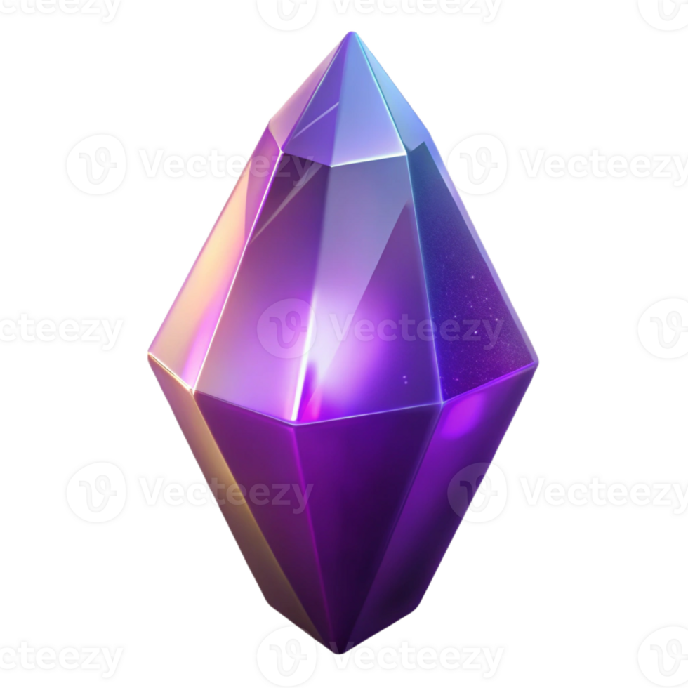 rare art deco Photorealistic, ultra-detailed isolated cutout of a single, glowing crystal shard with magical energy, professional render with Transparent Background top-tier png