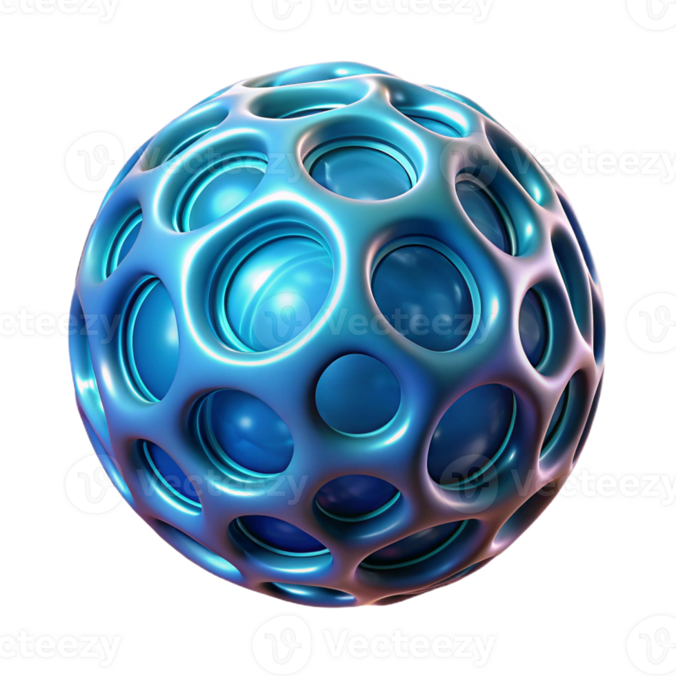tranquil alluring Concept art style, isolated cutout of a single, pulsating, bioluminescent orb with intricate cellular patterns with Transparent Background flawless png