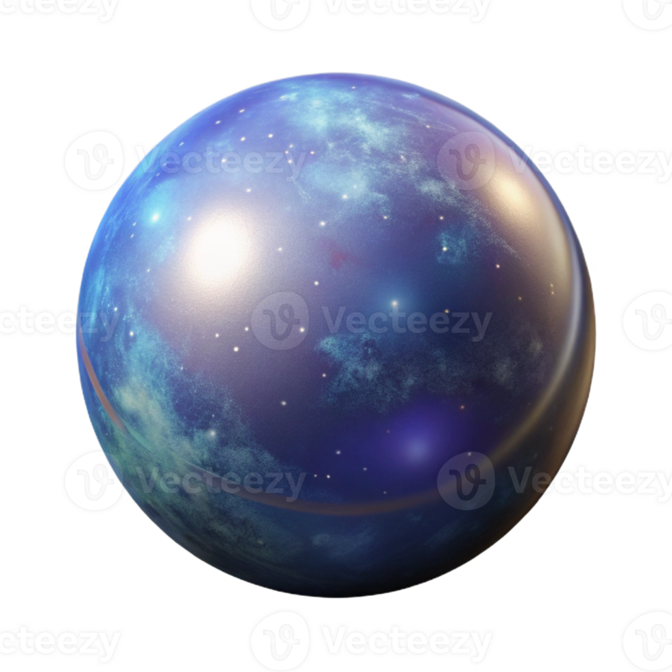 sought-after contemporary Hyper-specific, isolated cutout of a celestial orb radiating cosmic energy, professional render, photorealistic with Transparent Background perfect clarity png