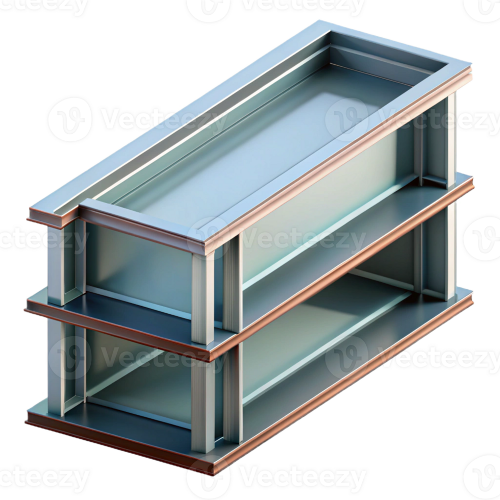immaculate energetic contemporary Steel beam architectural cross-section with Transparent Background elite png