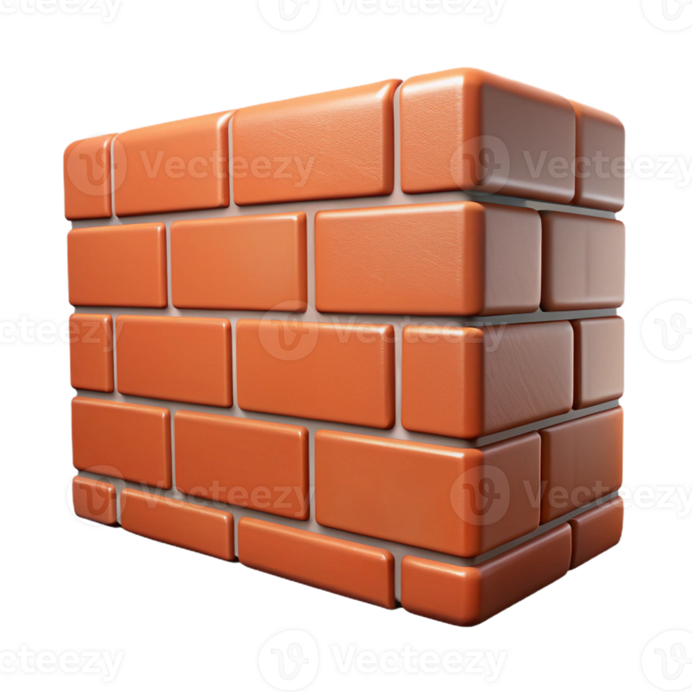 sought-after retro Brick wall texture close-up with Transparent Background masterfully captured png