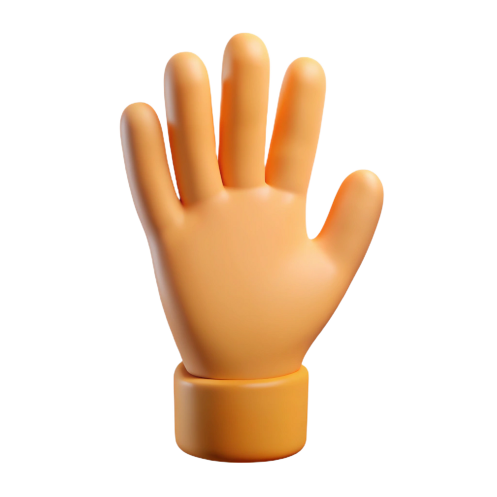 remarkable modern A single, stylized human hand reaching upwards with Transparent Background handcrafted png