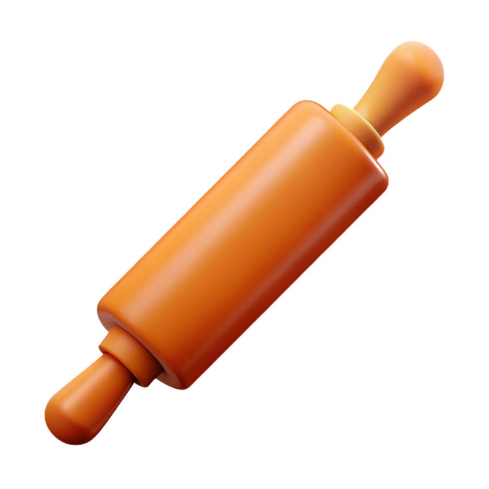 splendid harmonious renaissance Ultra-detailed, photorealistic isolated cutout of a vintage rolling pin with Transparent Background masterfully captured png