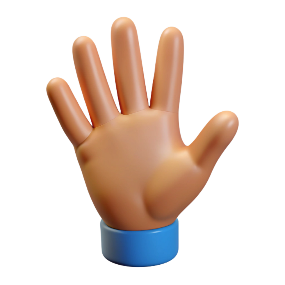 spectacular bohemian A single, realistic human hand reaching out, with Transparent Background professional png