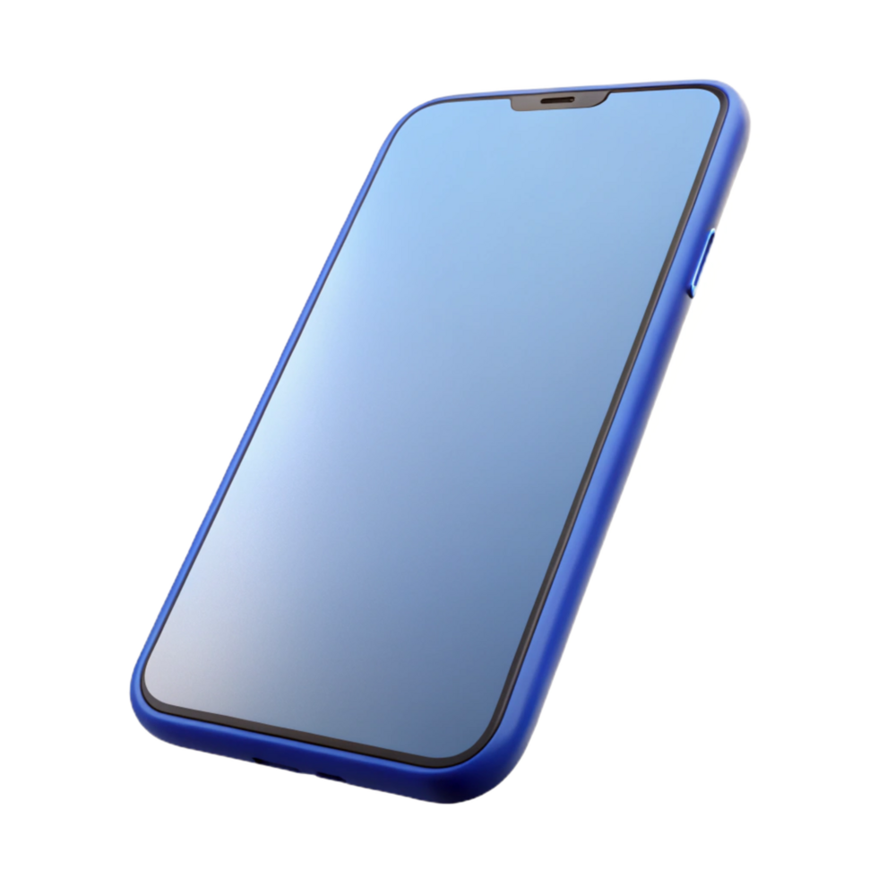 spectacular celebrated A sleek, modern smartphone with a blank screen with Transparent Background png