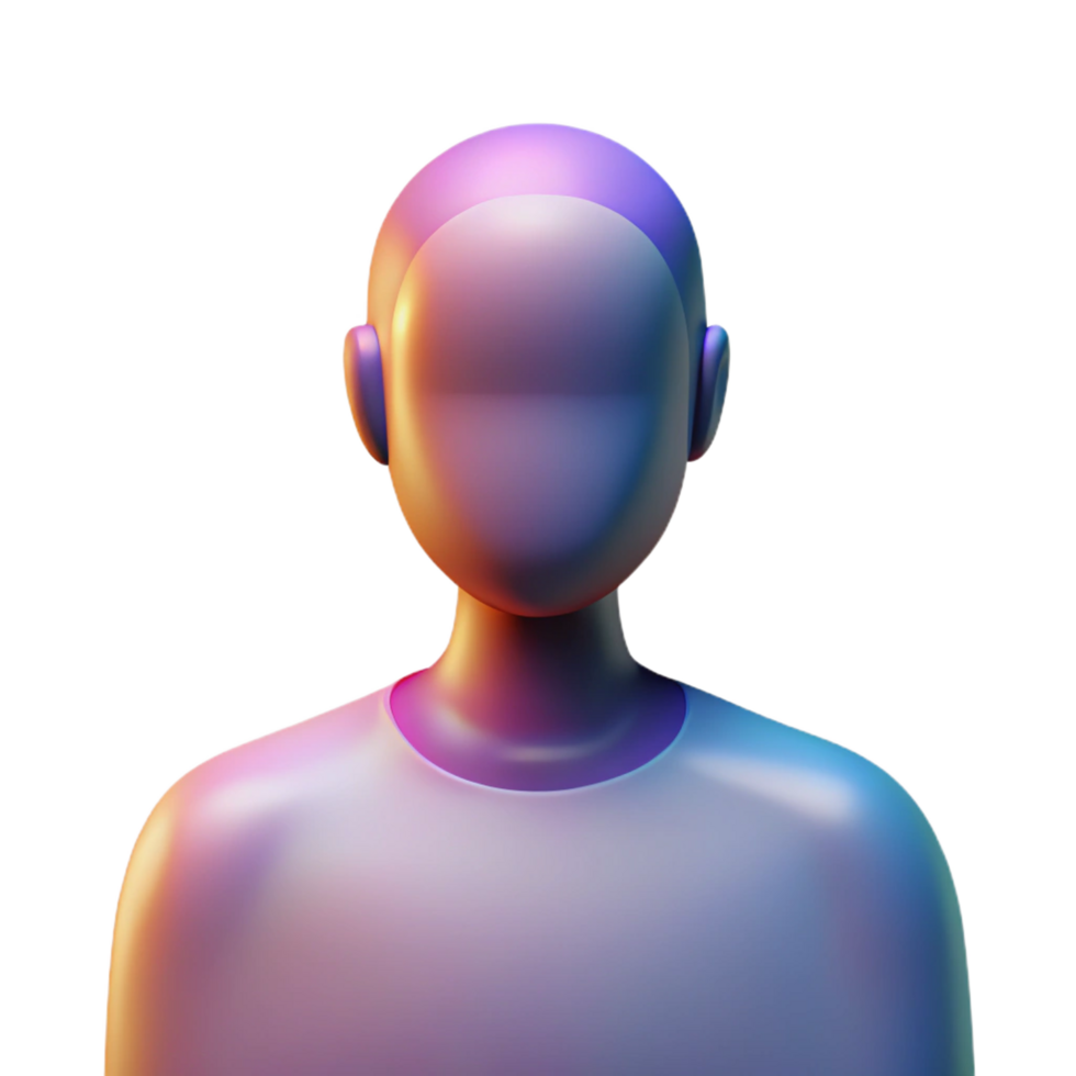 picturesque mysterious rustic Abstract human form, abstract portrait, with Transparent Background refined png