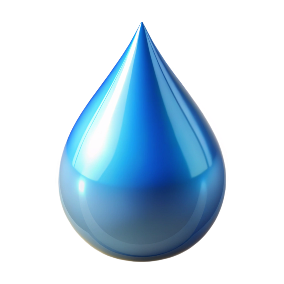 stunning traditional A single, perfect water droplet, reflecting light with Transparent Background artisan png