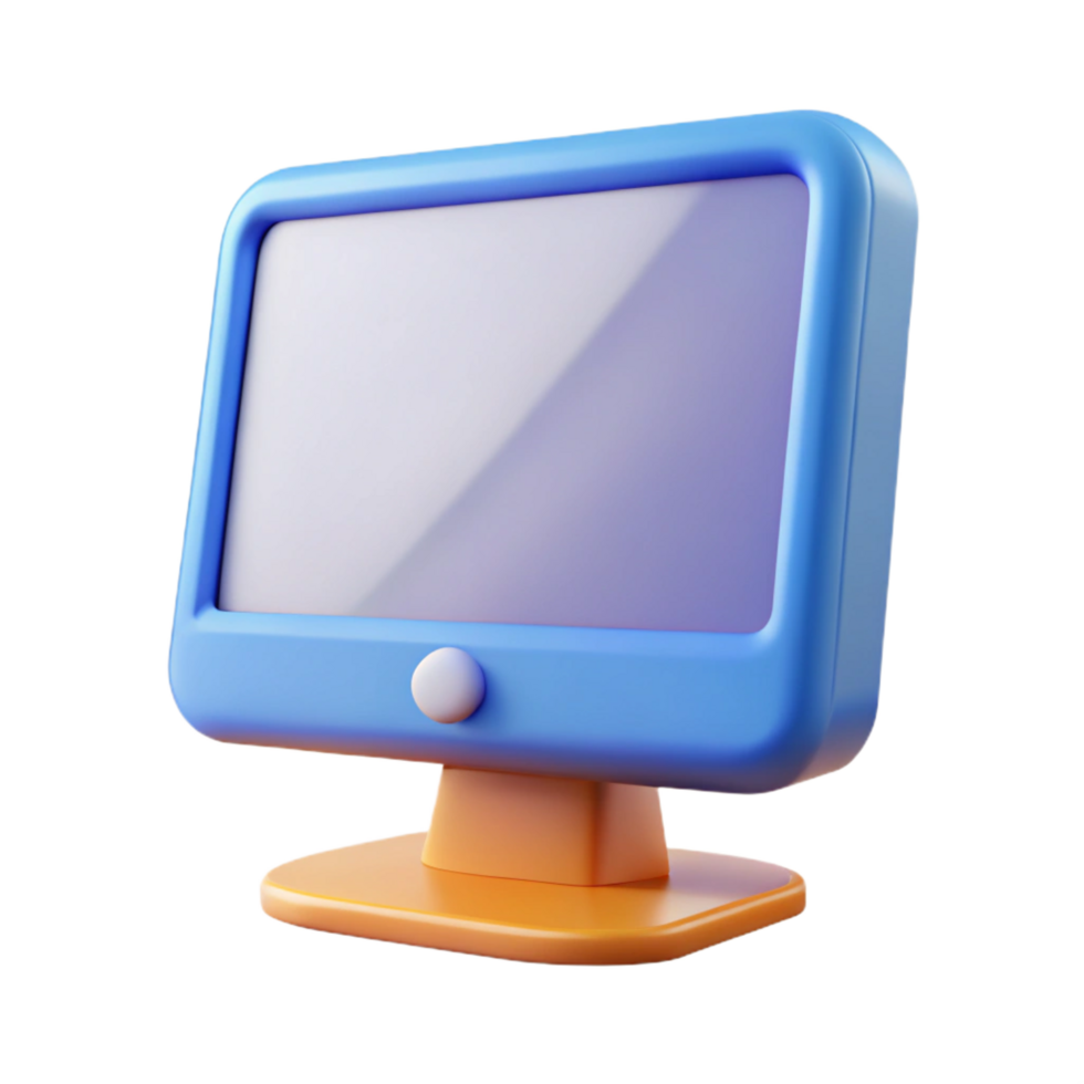 passionate impressive Computer monitor with Transparent Background flawless png