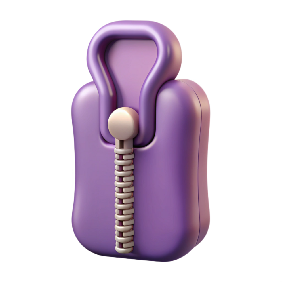 notable nordic Hyper-specific, concept art style render of a single zipper, isolated cutout with Transparent Background sharp png