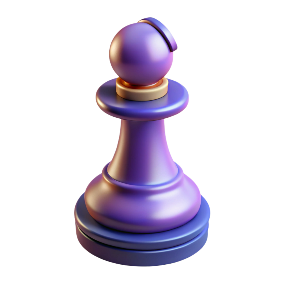 splendid victorian Concept art style, isolated cutout of a single, abstract, chess piece with Transparent Background impeccable png