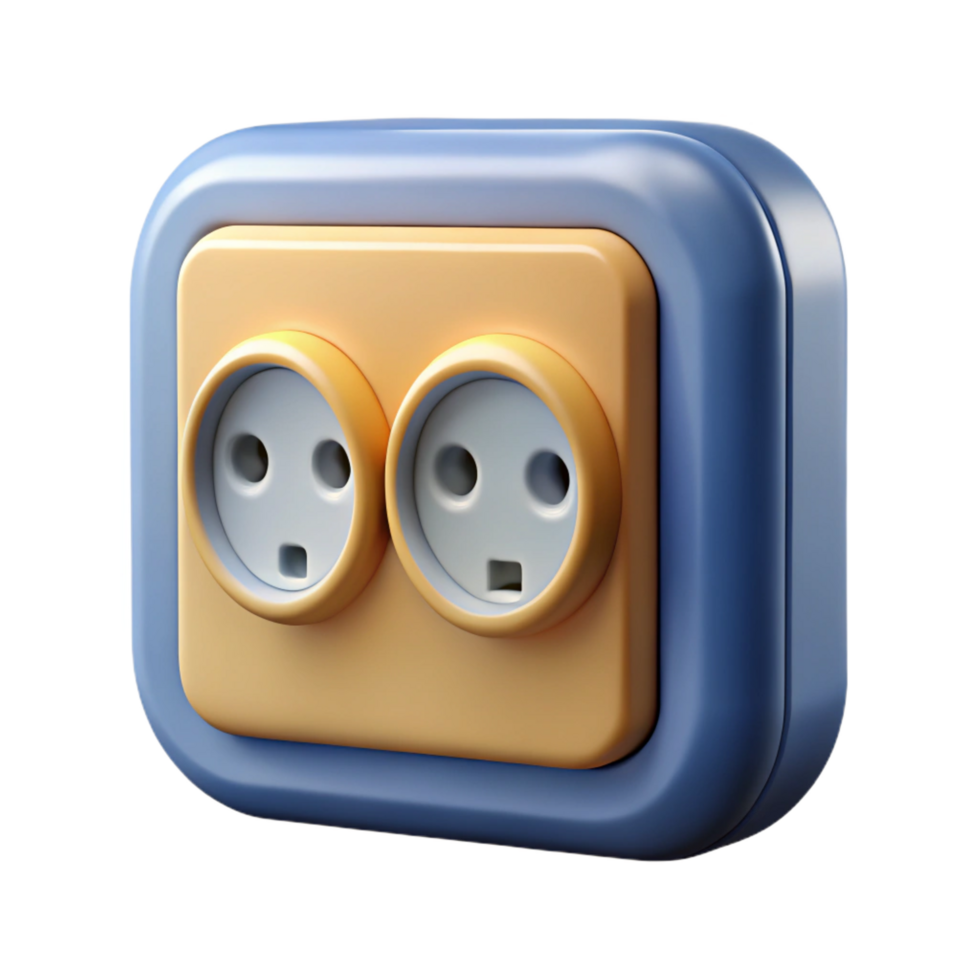unforgettable urban Electrical outlet, duplex receptacle, with Transparent Background flawless png