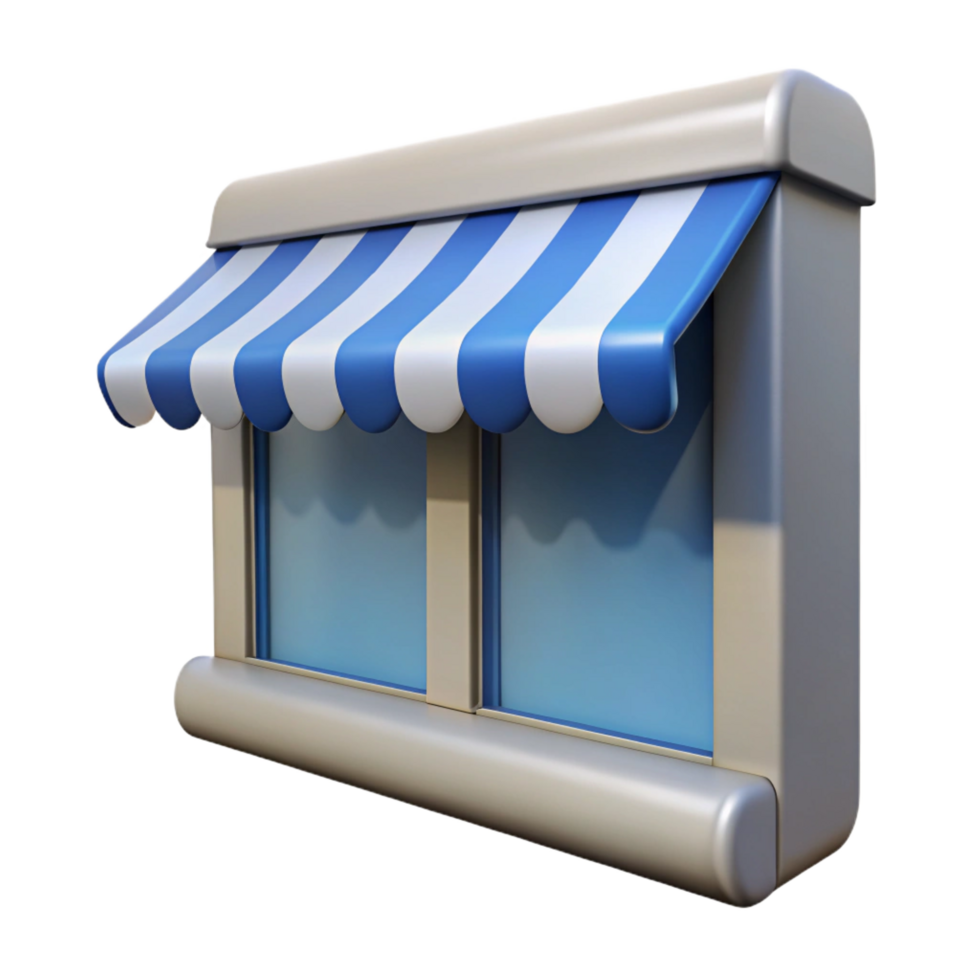 pristine avant-garde Window awning retractable fabric with Transparent Background fine detail png