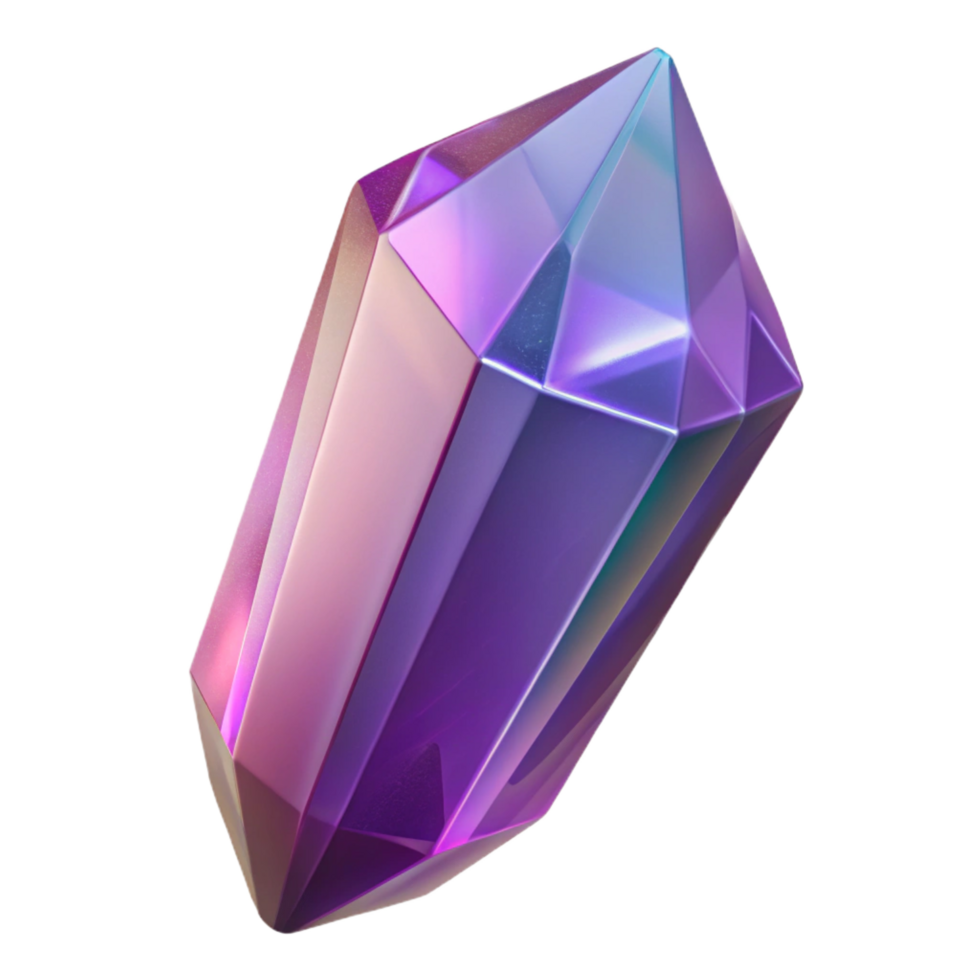 magnificent gothic Ultra-detailed, photorealistic isolated cutout of a single, perfectly formed quartz crystal with Transparent Background detailed png