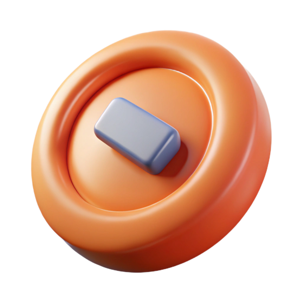 joyful elegant Hyper-specific, photorealistic isolated cutout of a single button with Transparent Background precision png