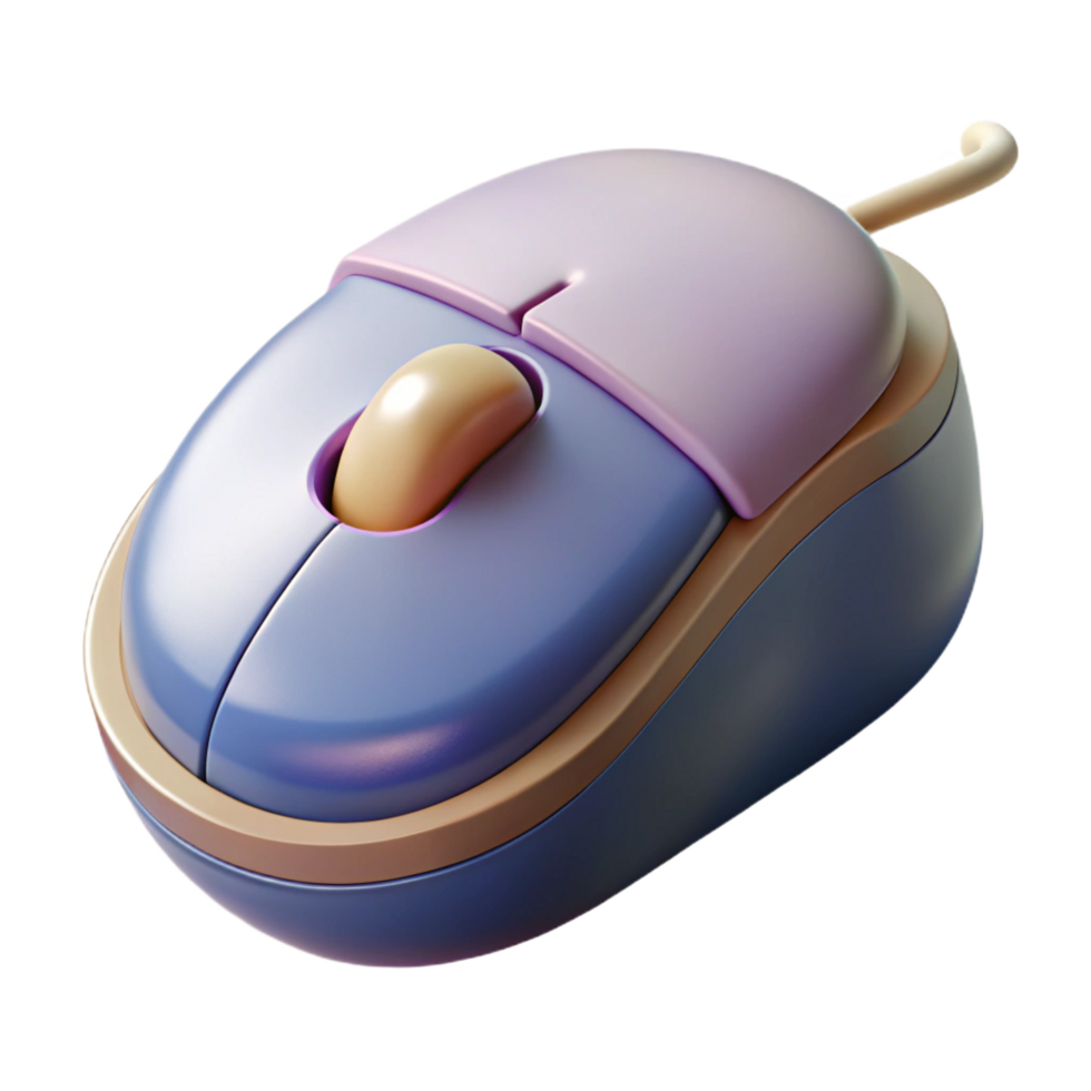 stunning impressionist Computer mouse with scroll wheel with Transparent Background elite png