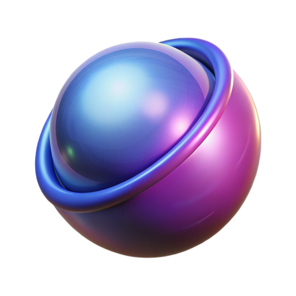 stunning peaceful art deco Concept art style hyper-specific isolated cutout of a single pulsating orb of pure energy with Transparent Background authentic png