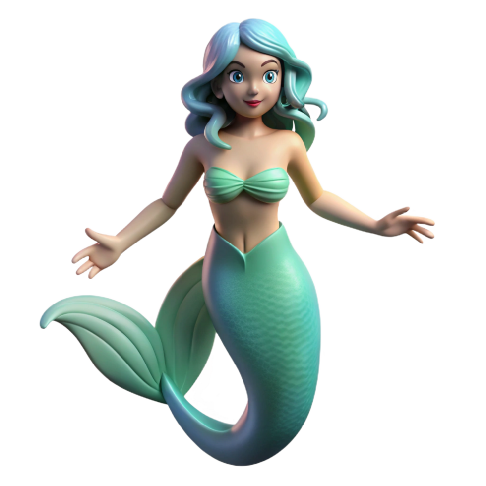 radiant coastal Siren, alluring sea nymph, enchanting voice, with Transparent Background exclusive png