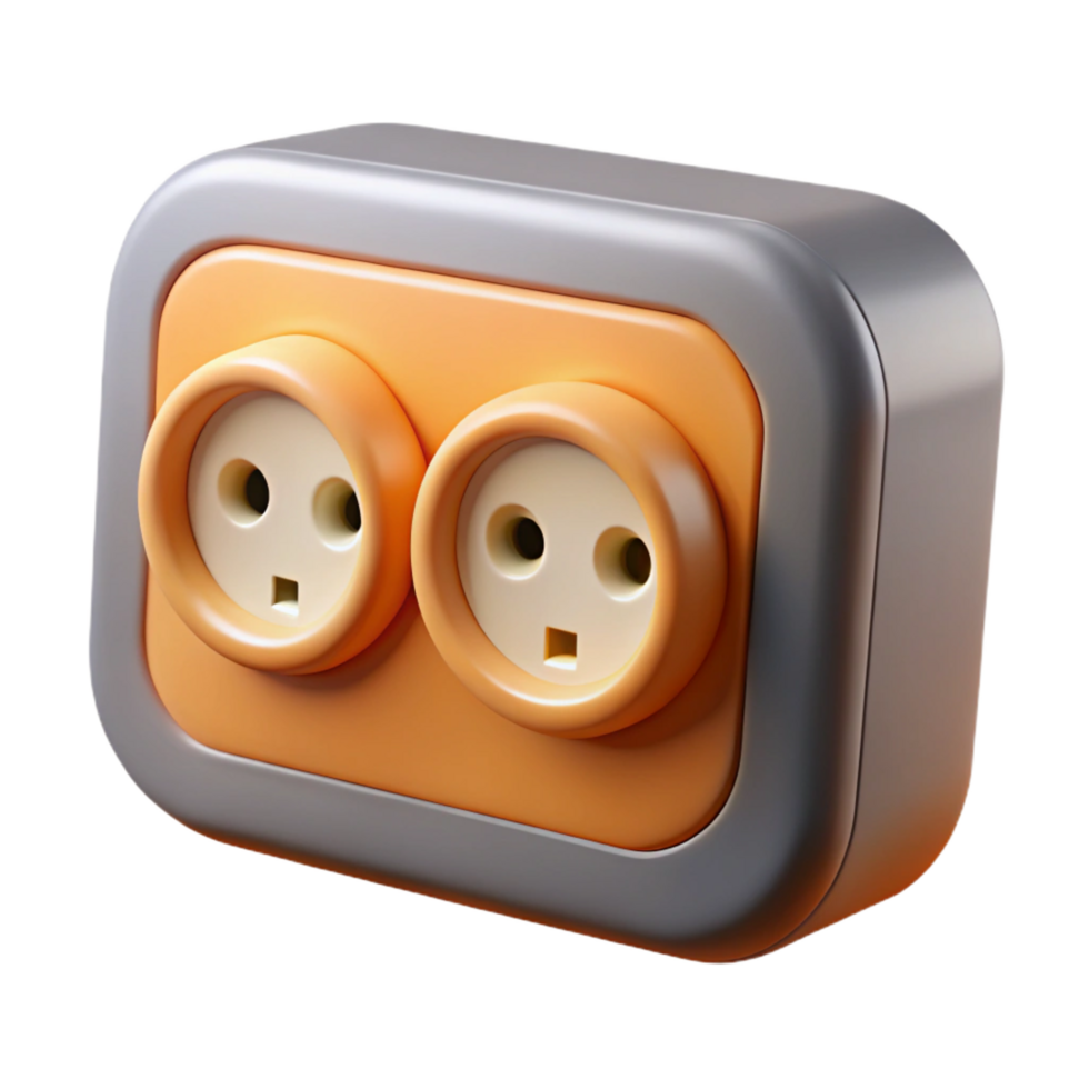 tranquil majestic Electrical outlet, duplex receptacle, with Transparent Background luxury png