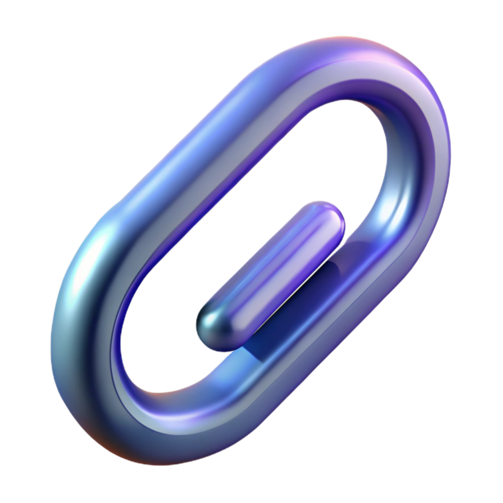 spectacular gothic A paperclip, bent into an abstract shape with Transparent Background museum quality png