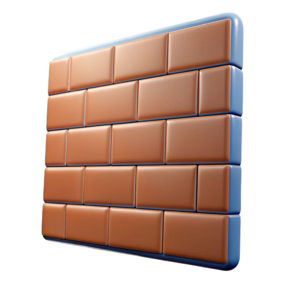 sumptuous futuristic Wall tile, subway tile pattern, with Transparent Background top-tier png