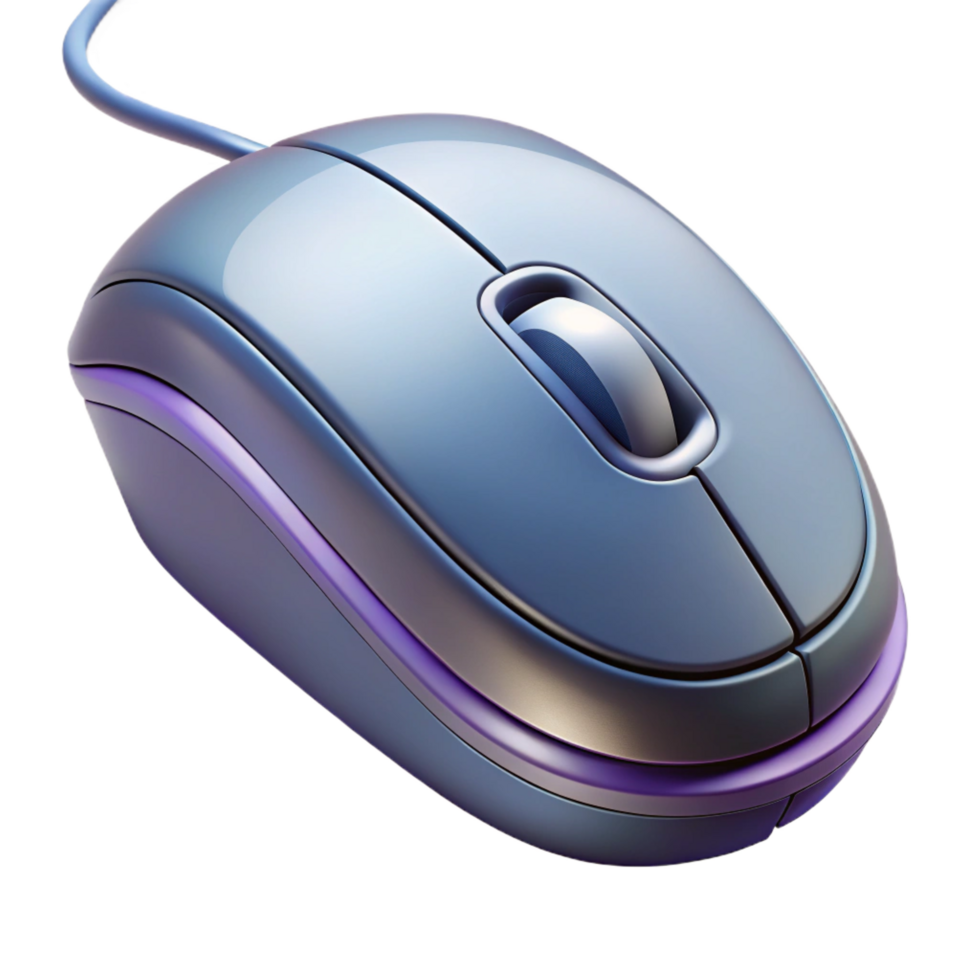 standout abstract Ultra-detailed, concept art style render of a single wired gaming mouse, isolated cutout with Transparent Background gallery standard png