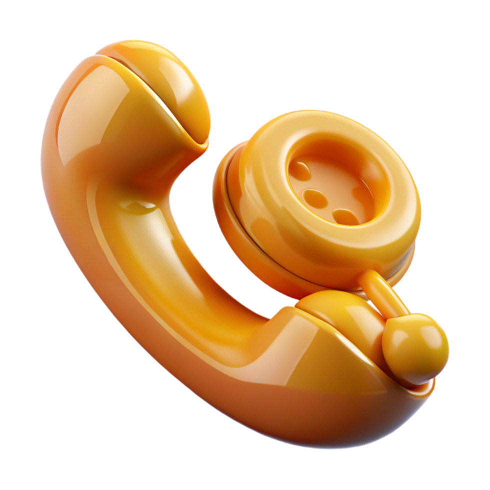 timeless classic Ultra-detailed, concept art style, isolated cutout of a floating vintage telephone receiver dripping with honey with Transparent Background expertly shot png