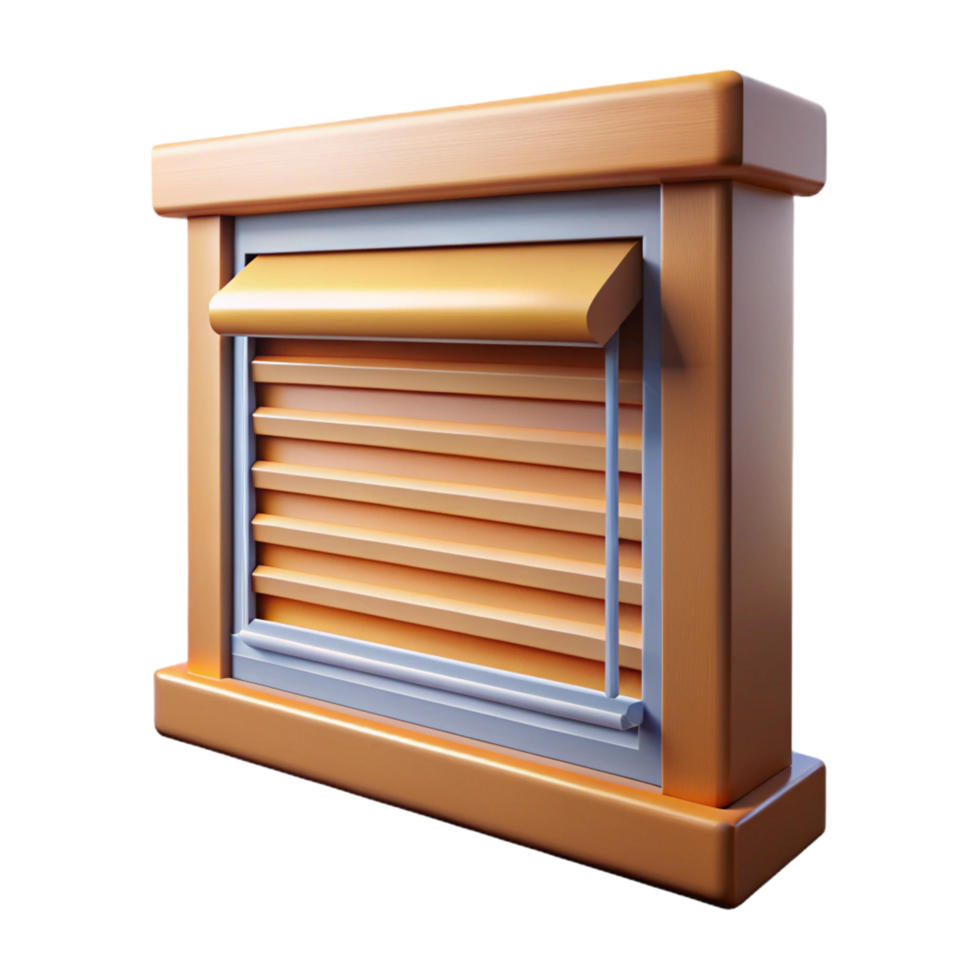 reflective spectacular Window blind, Venetian style, with Transparent Background sharp png