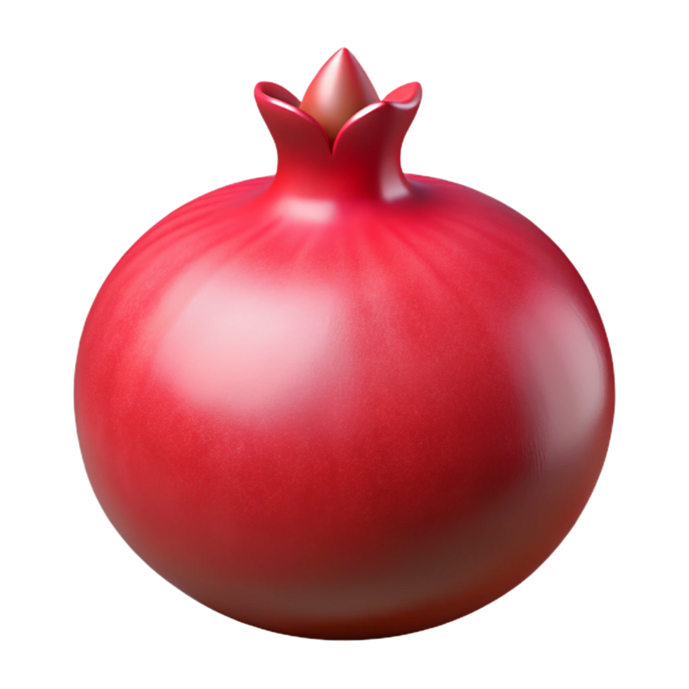 spectacular remarkable Photorealistic professional render isolated cutout of a ripe pomegranate seed, juicy, translucent red, detailed texture, with Transparent Background png
