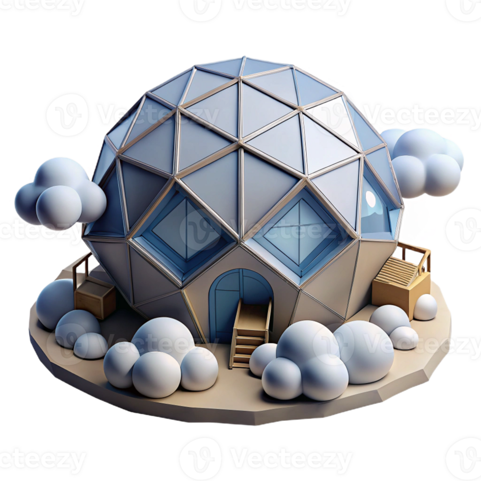 wonderful traditional A Floating Geodesic Dome Home professional png
