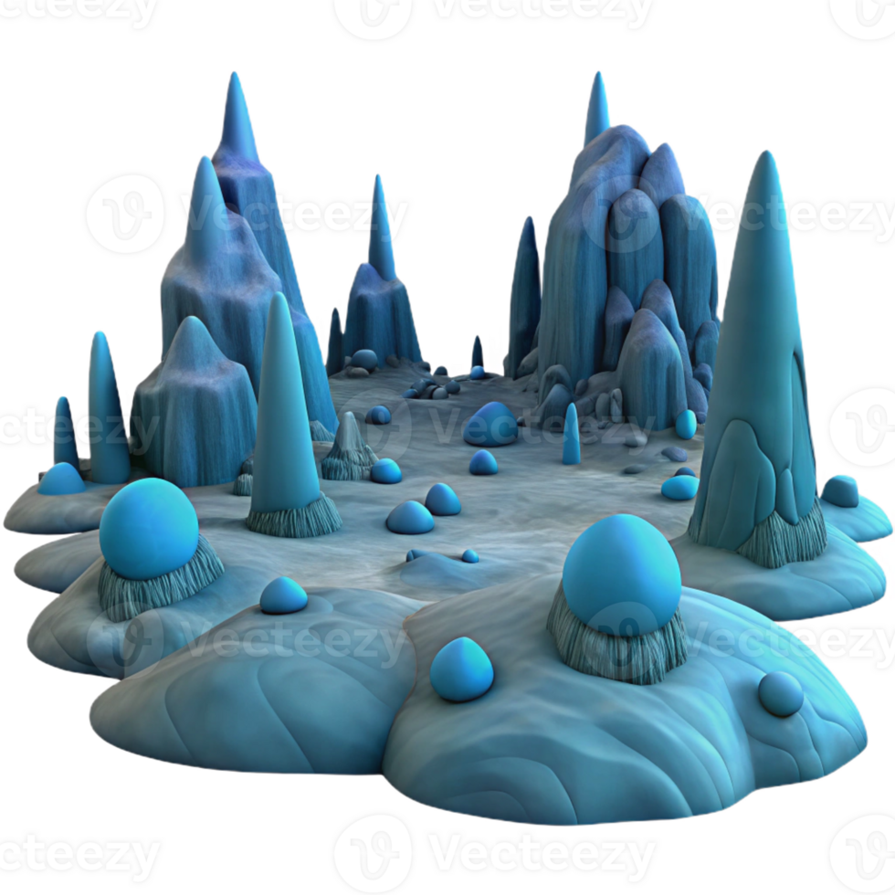 elegant contemporary A Desolate Alien Landscape with exclusive png