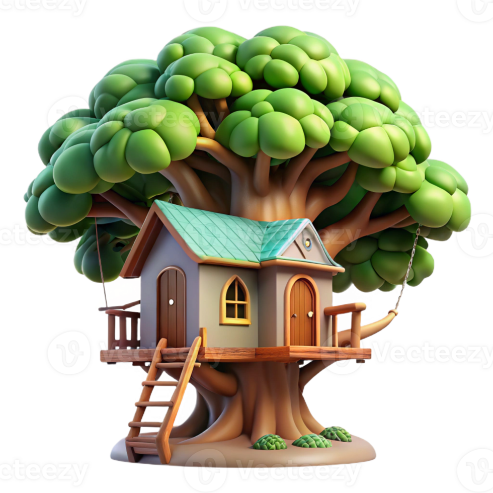 magnificent traditional A Treehouse Built Into a Giant Sequoia original png