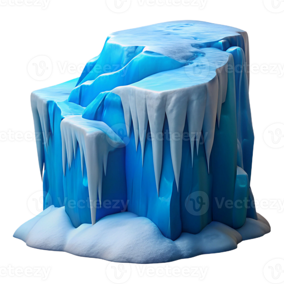 elegant artistic A Frozen Waterfall Clinging to a Cliff exclusive png