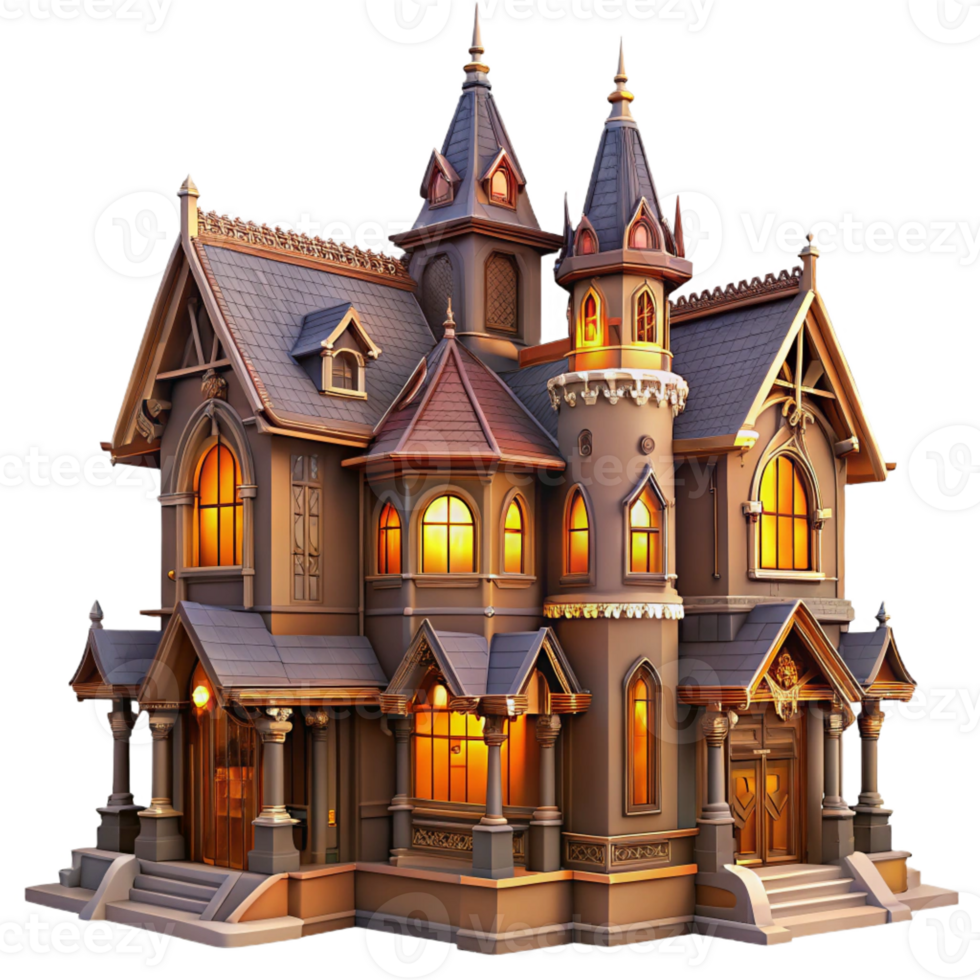 stunning minimalist An Intricate Victorian Mansion with original png