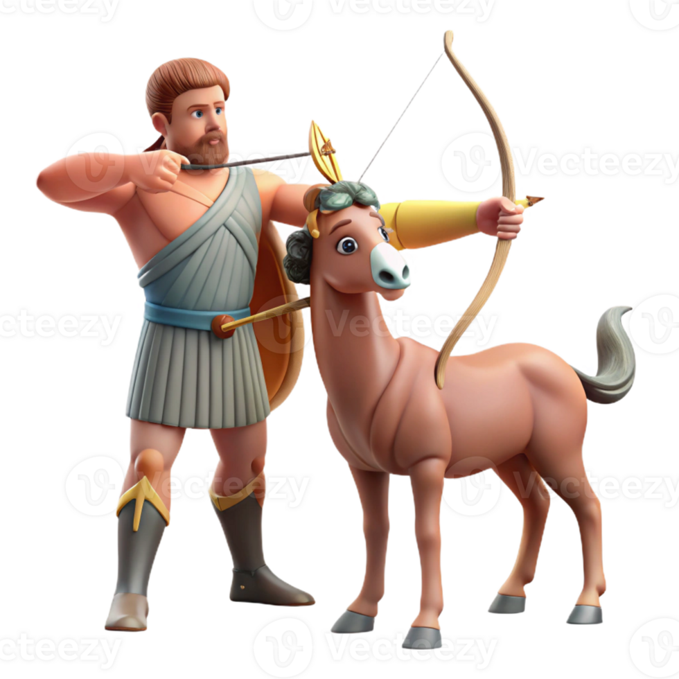 extraordinary contemporary A Wise Chiron the Centaur Teaching a genuine png