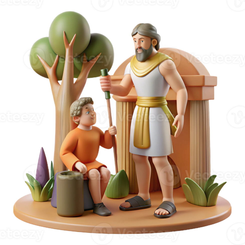 extraordinary abstract A Wise Chiron Teaching Achilles detailed png